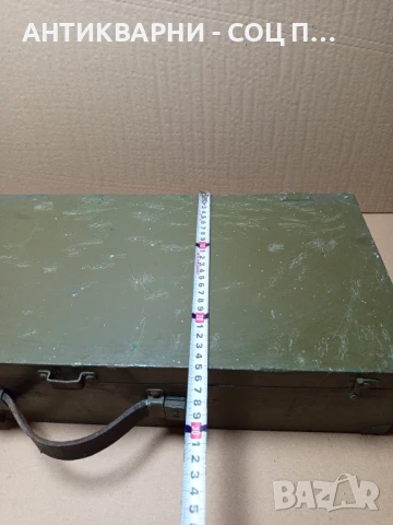 Стар Дървен Военен Сандък Куфар., снимка 12 - Антикварни и старинни предмети - 51184233