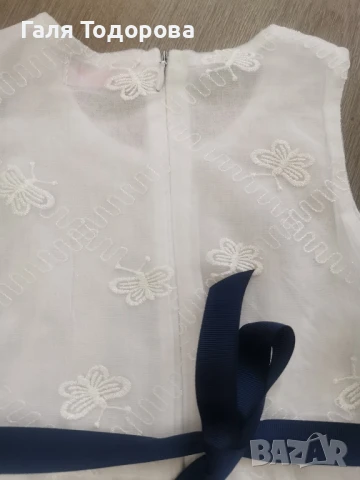 Рокля дантела с коланче 6год, снимка 5 - Детски рокли и поли - 51358836