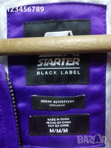Los Angeles Lakers Starter Black Label Bomber Urban Outfitters оригинално яке Лейкърс LA , снимка 8 - Якета - 53154956