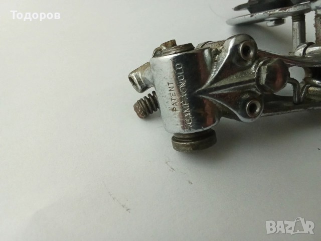 Campagnolo Record дерайльор за ретро шосеен велосипед , снимка 4 - Части за велосипеди - 52572377