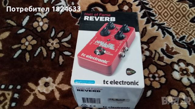 Вокален ефект REVERB HALL OF FAME TC Electronic, снимка 1 - Друга електроника - 45942245