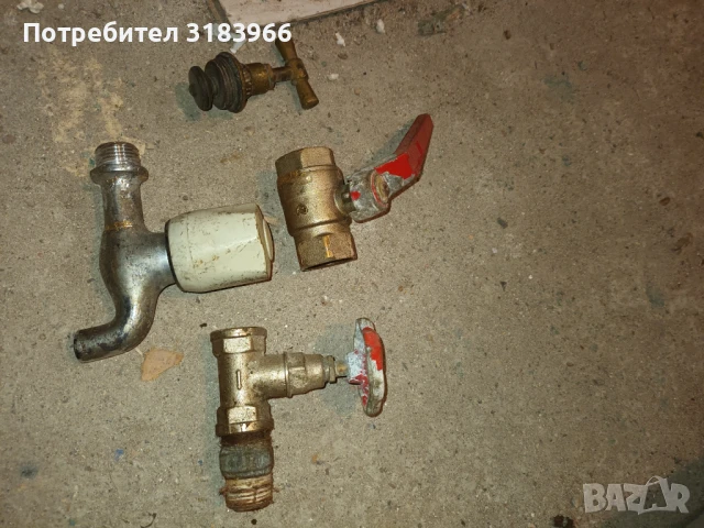спирателен кран и канелка лот 4 броя, снимка 1