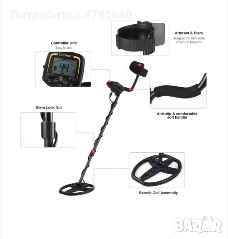 Ще продам Металотърсач Tiaxon TX-850