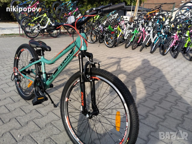 BYOX Велосипед 24" ZANTE зелен, снимка 5 - Велосипеди - 53561529