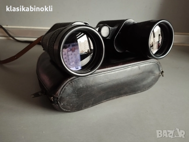 ТОП Немски Бинокъл Carl Zeiss Jena-JENOPTEM-10 х 50W--ГДР, снимка 11 - Екипировка - 52678421