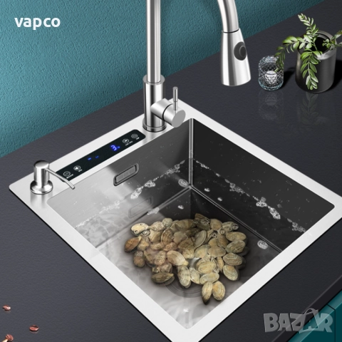 Ултразвкукова мултифункционална кухненска мивка 45см, снимка 2 - Мивки - 52195249