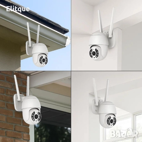 Безжичен WiFi комплект с 4 камери 4К Ultra HD+DVR за видеонаблюдение, снимка 7 - Други - 52853724