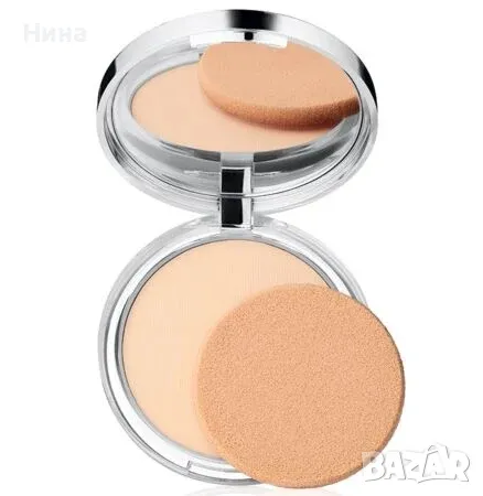 CLINIQUE Stay - MATTE  sheer PRESSED POWDER компактна пудра, Honey 04 , снимка 1 - Декоративна козметика - 47208973