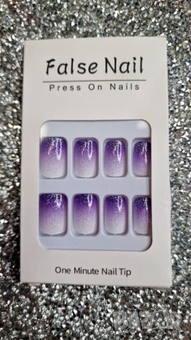 👑 💗Комплект Разкошни Press-on Изкуствени Нокти 24 броя 💋 КОД : nail1217💗 👑 💋 ➡️ 😱Уникалниииии, снимка 6 - Продукти за маникюр - 46758296