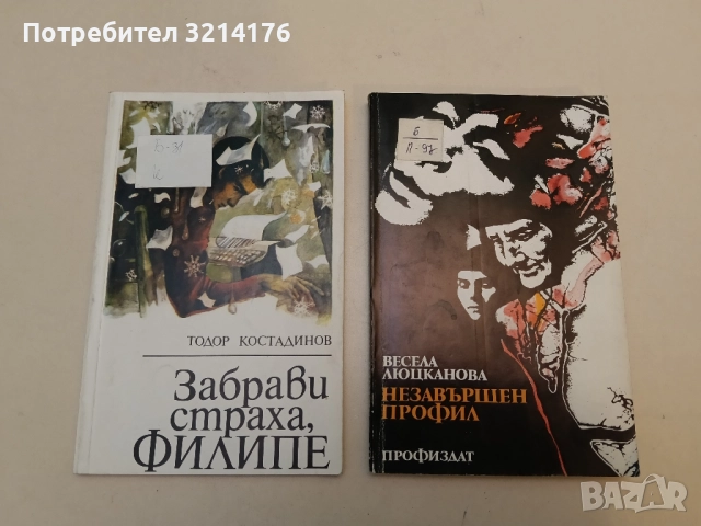 Незавършен профил - Весела Люцканова 