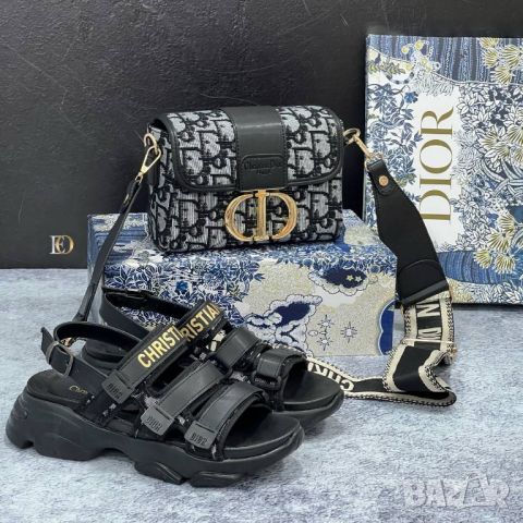 дамска чанта и сандали christian dior , снимка 11 - Сандали - 46542259