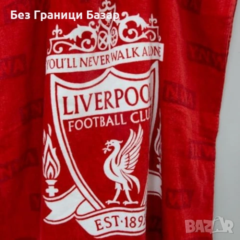 Ново Официално Liverpool пончо за деца хавлия с качулка за плаж басейн 75x60 см, снимка 9 - Други - 54133203