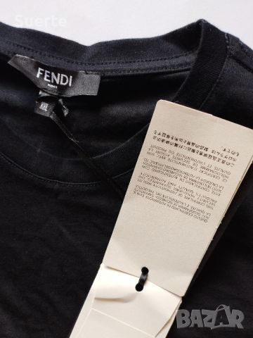 Fendi XXL мъжка тениска, снимка 4 - Тениски - 46269428