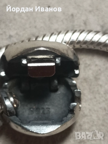 Сребърна гривна "Пандора", снимка 3 - Гривни - 52270503