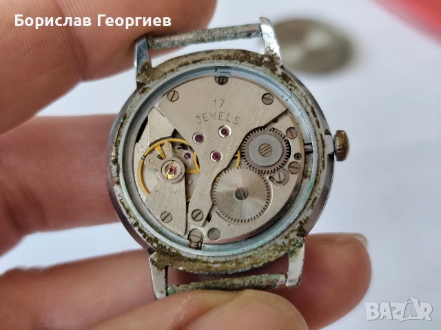 Механичен часовник Poljot 17 jewels, снимка 5 - Мъжки - 53642617