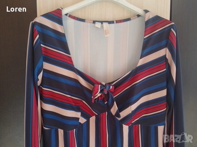 *Bodyflirt boutique*Блуза на раета с модни чарлстон ръкави и дълбоко деколте, снимка 3 - Блузи с дълъг ръкав и пуловери - 52907994