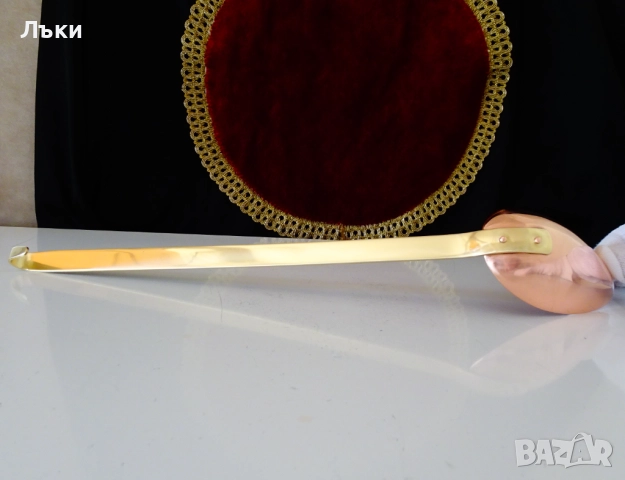 Медна лъжица за сос,сосове,коктейли,чиста червена мед. , снимка 10 - Антикварни и старинни предмети - 51773105