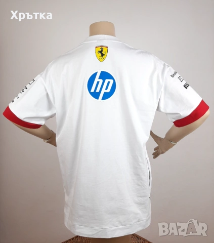 Puma Scuderia Ferrari Miami GP - Оригинална мъжка тениска р-р XL, снимка 6 - Тениски - 54167614