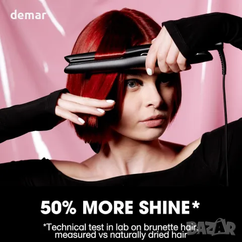 ghd Mini - Професионална преса за коса Slim Plate - черна, снимка 6 - Преси за коса - 47226078