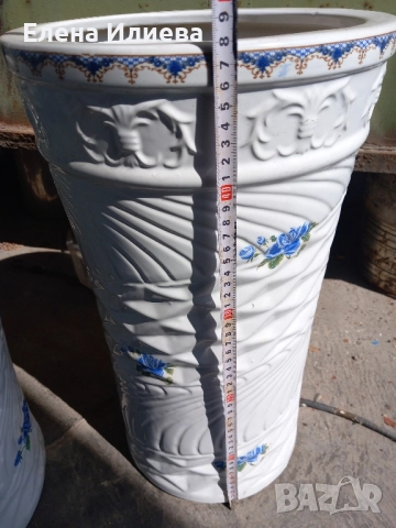 Порцеланова саксия 48х28