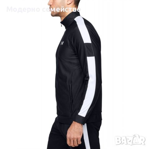 Мъжко спортно горнище under armour twister jacket black white, снимка 3 - Спортни дрехи, екипи - 46650318