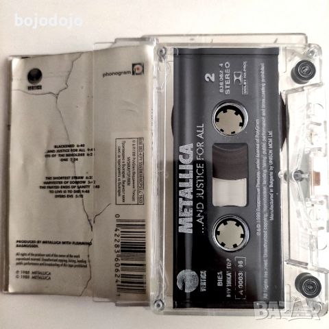 Metallica , снимка 4 - Аудио касети - 46417137