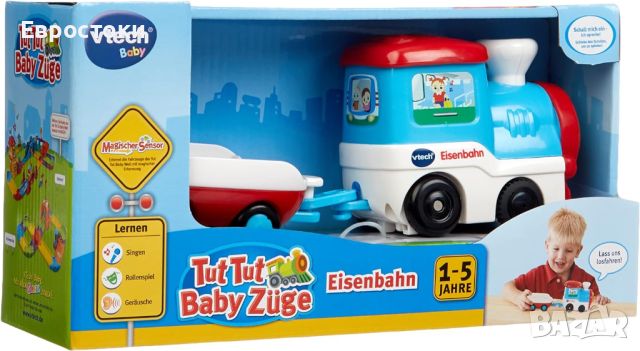 VTech 80-161104 TUT Baby Train Railway Детско влакче, снимка 3 - Влакчета, самолети, хеликоптери - 45432515