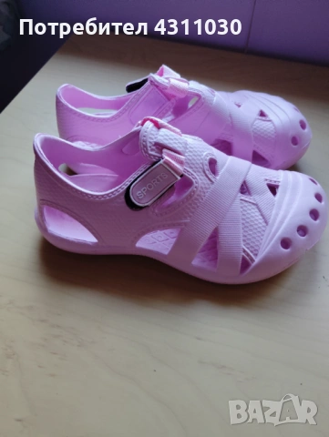 Детски сандали нови номер 35 розови, снимка 2 - Детски сандали и чехли - 53807113