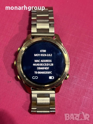 Смарт часовник KT80 със зарядно, снимка 3 - Мъжки - 54034883