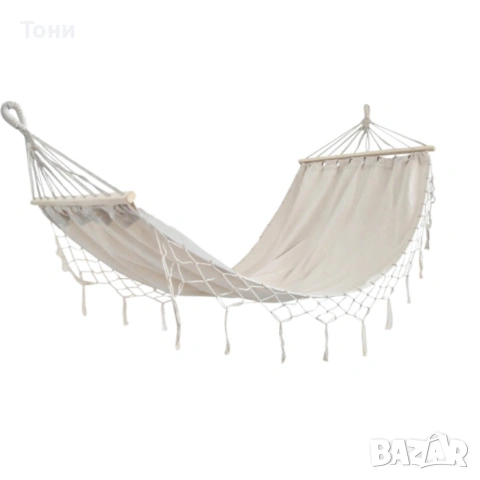 Хамак с ресни в Бохо стил - най - високо ниво на комфорт, снимка 7 - Градински мебели, декорация  - 54144943