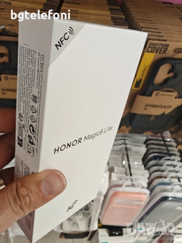 Honor Magic 8 Lite 5G 8/512 reddish brown запечатан,чисто нов , снимка 4 - Huawei - 54266232