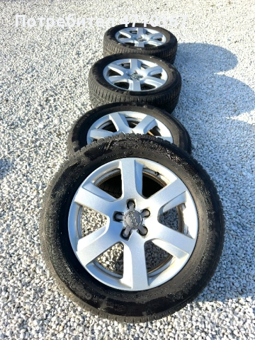 Оригинални джанти от Audi A6,A7, 5x112 ET25, 7J с гуми 235/55