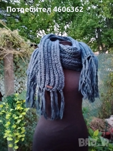 ръчно изработени шалове , снимка 10 - Шалове - 52116925