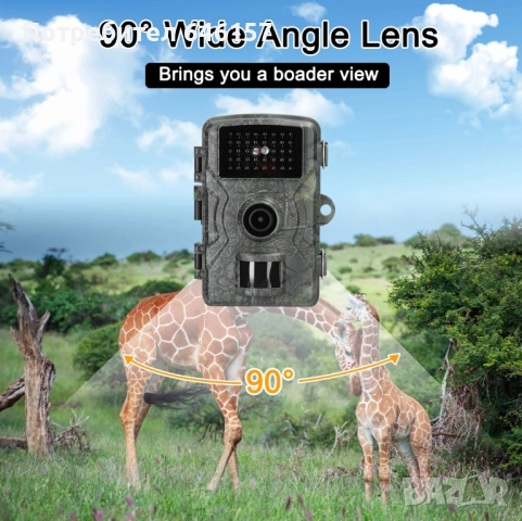 Камера за лов Smartcam DL001, TFT екран, Full HD 1080p, Снимки и видео, Нощно виждане, Водоустойчива, снимка 5 - Екипировка - 51786417