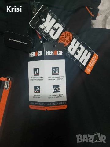 Мъжко водоустойчиво и ветроустойчиво яке HEROCK, снимка 7 - Якета - 52182585
