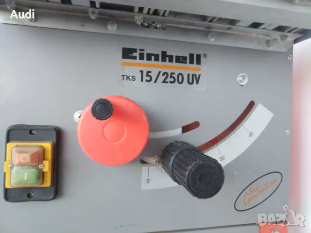 Стионарен циркуляр EINHELL TKS 15/250UV  мощност 1500W Комплект с алуминиев водач, снимка 8 - Циркуляри - 46950008