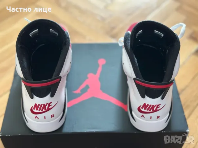 229,00 лв NIKE Спортни обувки AIR JORDAN 6 RETRO, снимка 11 - Кецове - 48344965