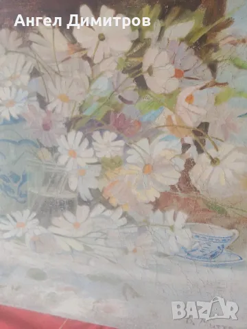 Борис Митев маслена картина платно , снимка 2 - Картини - 50360434