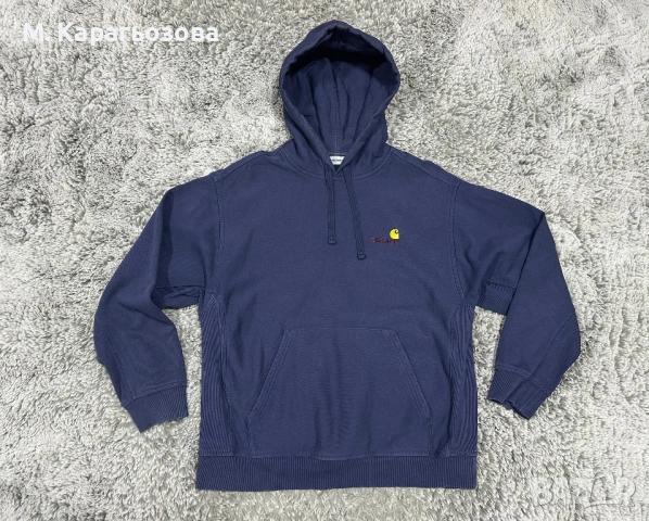 Мъжки суичър Carhartt WIP American Script, Размер XL, снимка 2 - Суичъри - 54209262