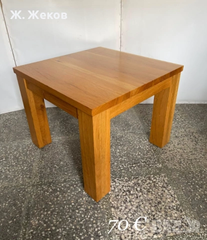 Масивна дървена холна маса, снимка 2 - Маси - 54178942