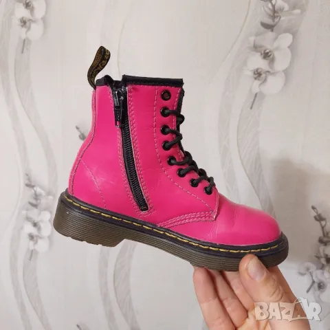  Dr. Martens 1460  номер 29  детски лачени боти / ботуши с връзки, снимка 8 - Бебешки боти и ботуши - 48985809