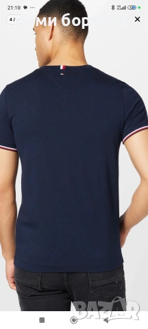 тениска Томи хилфигер, снимка 3 - Спортни дрехи, екипи - 53541228