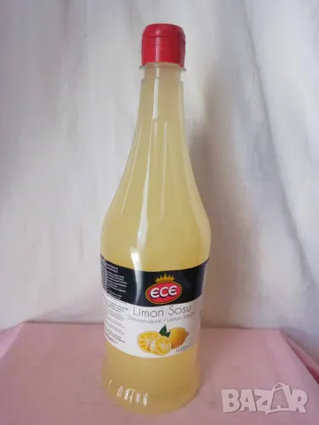 Лимонов дресинг / сос ECE 1 л. за ястия, салати, сладкарството и други, снимка 1