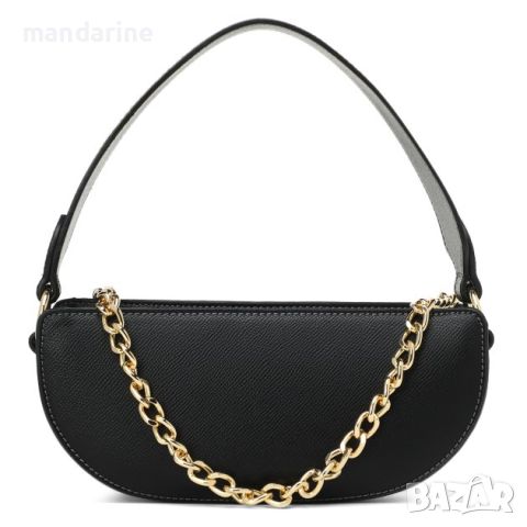 LOVE MOSCHINO 🍊 Дамска кожена чанта "BLACK & GOLD" нова с етикети, снимка 9 - Чанти - 45494551