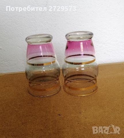 Стари стъклени чаши за вода бира и др - 2 бр.

, снимка 2 - Други ценни предмети - 46113643