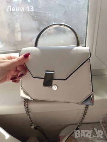 Оригинална бяла чанта Aldo , снимка 6 - Чанти - 53766228