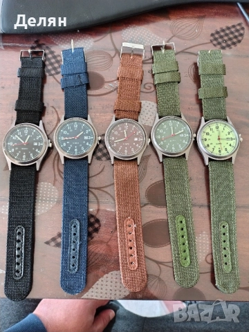 Продавам военни кварцови часовници с дата в различни цветове, с батерия., снимка 9 - Мъжки - 52059744