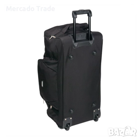 Сак за пътуване с колелца Mercado Trade, 87л., Черен, снимка 2 - Сакове - 52240612