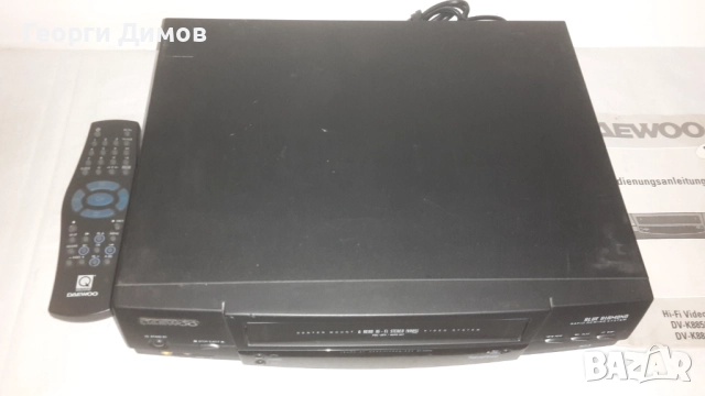 Видео VHS DAEWOO DV-K885o, снимка 7 - Плейъри, домашно кино, прожектори - 52798778