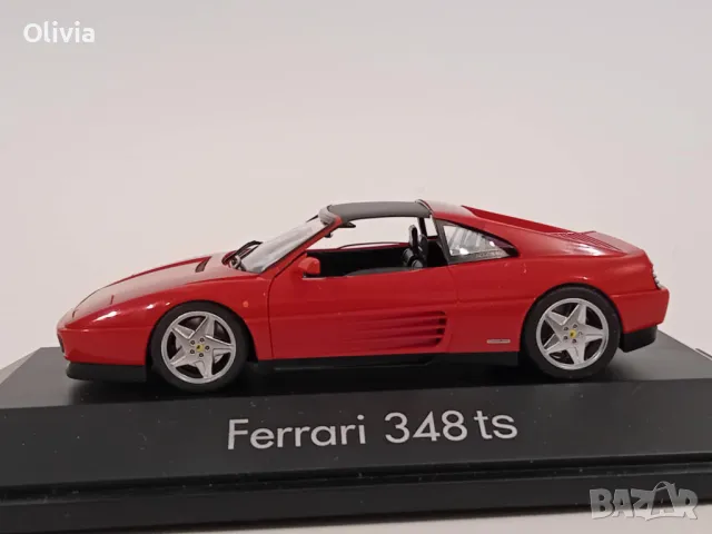 Ferrari F40 1:43 Ferrari 348 ts herpa отваряеми модели, снимка 17 - Колекции - 49220775